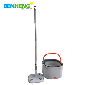 Nouvelle serpillière rotative avec essoreuse et seau pour nettoyer les sols et les fenêtres - Product Image 5