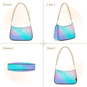 Bolsos de Mano de Moda con Diamantes Brillantes Personalizados al por Mayor, Bolsos Cruzados de Cuero para Mujer - Product Image 3