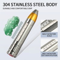 Linterna de Inspección JY90D para Identificación de Gemas de Jade, Luz Blanca, Haz de 8mm, Recargable Tipo-C, Aleación de Aluminio
