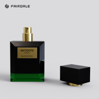 Botol Parfum Kosong Mewah Kelas Atas Pria Arab, Botol Kaca Persegi 50ml, Kemasan Botol Parfum