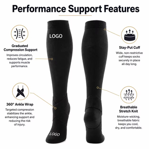 Custom High Quality Compression <b>Socks</b> Sports Running Athletic <b>Socks</b> Men Women <b>Socks</b> for Cycling <b>Socks</b> Bulk <b>Socks</b> - Product Image 2