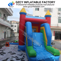 Château gonflable fait sur commande de prix usine avec le matériel d'intérieur/extérieur de PVC d'utilisation commerciale d'installation facile