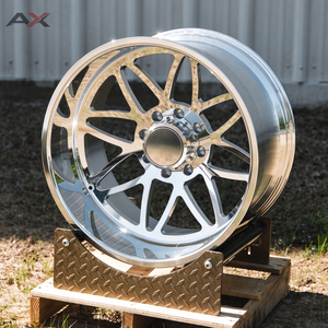 Ruedas Forjadas Personalizadas para Camionetas 20x10 22x12 24x14 26x16 Pulidas con 6/8 Birlos y Borde Profundo 6x135 8x170 para Camionetas Ford F150 F250 F350 Elevadas - Product Image 1