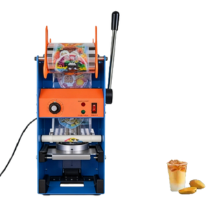 Dispositivo Sellador de Vasos Semiautomático Pequeño para Bebidas de Té con Leche y Burbujas, Sellador Portátil de Vasos de Plástico y Papel - Product Image 3