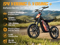 Vélo électrique pour enfants 16 pouces 36V 120W 250W Moteur 10.4Ah Batterie Autonomie 24-28 miles 8+ ans Mode d'entraînement Casque de sécurité inclus
