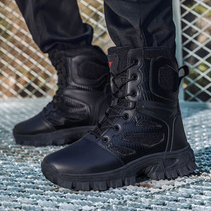 Botas Tácticas Militares Ligeras para Hombre y Zapatos de Senderismo Impermeables y Transpirables de Media Caña en Tallas Grandes al por Mayor Personalizadas - Product Image 4