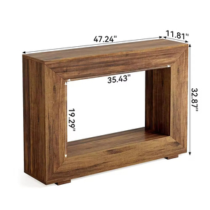 Table <span class=keywords><strong>console</strong></span> moderne <span class=keywords><strong>convertible</strong></span> américaine de 47 pouces pour entrée et salon avec rangement - Product Image 6