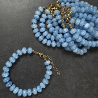 Pulsera de Perlas de Agua Dulce con Cuentas de Piedra Natural y Cadena de Acero Inoxidable Dorado, Joyería de Moda para Regalo