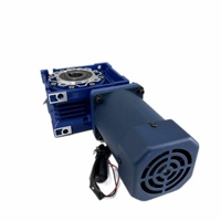 Réducteur à vis sans fin NMRV avec moteur CC, boîte de réduction de vitesse à faible bruit pour machines industrielles, idéal pour les machines d'emballage