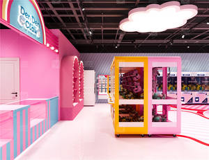 Au détail Led Éclairage Arqué Griffe Boutique Vitrine Personnalisé <span class=keywords><strong>Action</strong></span> Figure Magasin Meubles Verre Jouet Cadeau Boutique Affichage Vitrine - Product Image 4