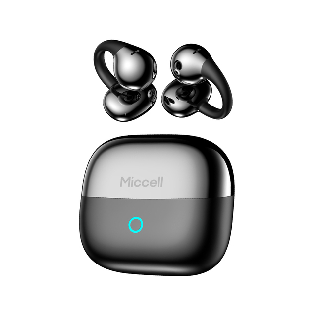 Miccell Wholesale Clip-on Headphones TWS Earbuds with BT 6.0 Chip and Hi-Fi Sound Quality for Sports, Running, and Daily Use