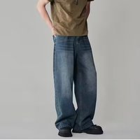 Jean en denim pour homme avec détails de couture serpent et motif reptile, coupe décontractée, fournisseur Lizard