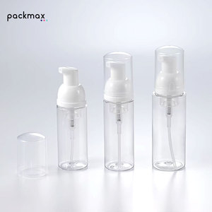 50ml <b>Empty</b> Clear <b>Plastic</b> Foam Soap <b>Bottle</b> – Foam pump style for hand sanitizer, shampoo or dishwashing liquid - Product Image 1