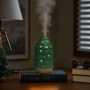 Xu hướng sản phẩm 2025 New arrivals giáng sinh cây trang trí diffuseur de hương thơm xách tay mini khuếch tán dầu tạo độ ẩm - Product Image 5