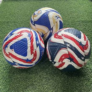 Pallone da <span class=keywords><strong>Calcio</strong></span> Termosaldato Taglia 5 Ufficiale in Pelle PU per Interno/Esterno Durevole Prodotto da Azienda OEM - Product Image 1