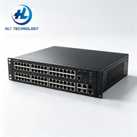 Switch de Red Gigabit PoE+ Administrado de 48 Puertos 5720-52X-PWR-LI-AC con 4 Enlaces Ascendentes SFP+ de 10G, Presupuesto de Energía de 370W, Rendimiento L3