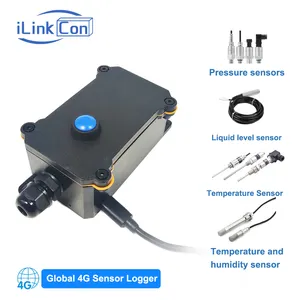 Ilinkcon 4g 5000mah低功耗监控液位压力温湿度记录仪温湿度传感器