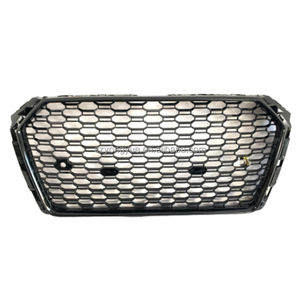 Griglia Anteriore in Fibra di Carbonio RS4 Sostitutiva per Auto Nero Lucido Cromato Griglia Anteriore in Fibra di Carbonio per <span class=keywords><strong>Audi</strong></span> <span class=keywords><strong>A4</strong></span> B9 2016 2017 <span class=keywords><strong>2018</strong></span> - Product Image 3