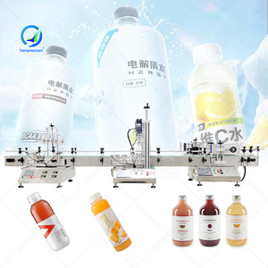 Machine de remplissage de jus de mangue à boisson au lait commerciale OCEAN petite bouteille en verre ligne de remplissage d'eau liquide - Product Image 1