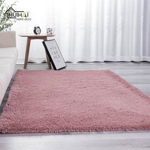 Hiện đại PV mềm tùy chỉnh Thảm Faux lông khu vực Thảm phòng khách chống trượt mật độ cao bọt xốp ủng hộ tường để tường Thảm người lớn - Product Image 1