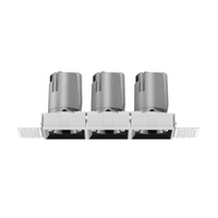 Éclairage intérieur, spot encastré à double tête, lumière LED 18W, anti-éblouissement, plafonnier en aluminium, design moderne