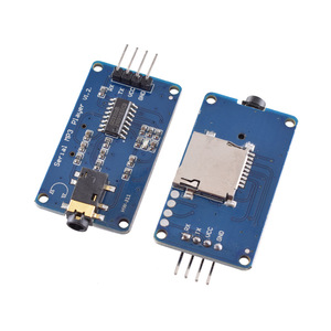 Module lecteur MP3 YX YX5300 avec fente pour carte TF, commande vocale et module musical pour projets Arduino DIY - Product Image 1