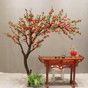 Cây quả lựu nhân tạo để trang trí nhà cửa, phòng khách, cửa hàng trái cây, cây cảnh giả - Product Image 1