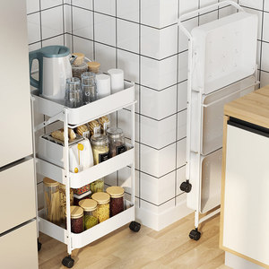 201 Thép Không Gỉ + ABS Phổ Đa-Hai Lớp Bánh Xe Giá Có Thể Gập Lại Đa Chức Năng Kệ Cho Nhà Bếp Hiện Đại Sử Dụng - Product Image 2