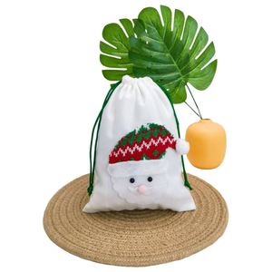 <b>Christmas</b> <b>Gift</b> <b>Bag</b> with Festive Elements Adorable <b>Christmas</b> Presents Candy Pouch - Product Image 5