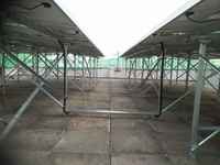 Support de fixation pour panneaux solaires en acier galvanisé à chaud pour toiture, type profilé robuste