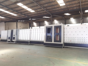 Ligne de production de double vitrage vertical en acier à commande PLC haute précision Eworld, machine automatique pour verre isolant 380V 3-20mm - Product Image 6