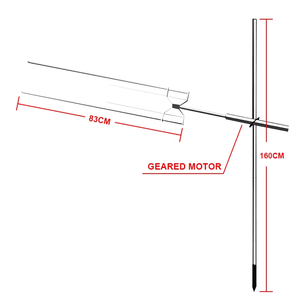 Kit de Asador Spiedo Asado <span class=keywords><strong>Kanka</strong></span>, Asador de Carne Motorizado de Acero Inoxidable, Brocheta Giratoria Automática, Parrilla - Product Image 6