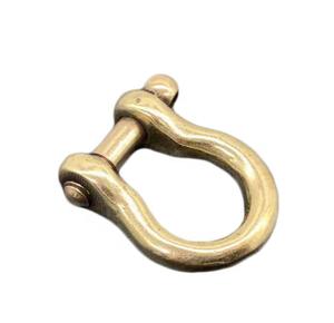 Popular Brass Copper U Shape Horseshoe Buckle <strong>D</strong> Buckle Purse <strong>Rings</strong> <strong>Strap</strong> <strong>Rings</strong> for Leather Craft - Product Image 6