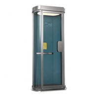 Ascenseur domestique moderne et durable à 2 étages, hydraulique, compact, avec cabine en acier inoxydable et capacité de charge de 400 kg