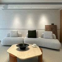 Nordischer Stil Stoff-Softsofa Modulares Wohnzimmer-Sofa-Set Luxuriöse Kommerzielle Wartebereich-Bestuhlung für Hotel-Lobby-Möbel