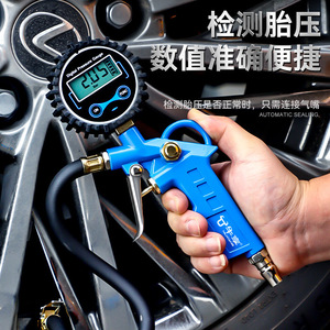 เครื่องวัดลมยางดิจิตอล Niu Xiang 0-220psi บาร์ ความแม่นยำสูง สำหรับตรวจสอบแรงดันลมยางรถยนต์ - Product Image 1