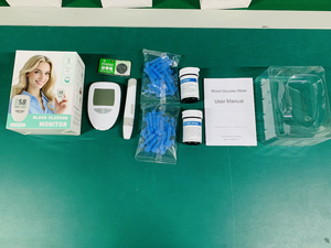 Nouvel appareil de <span class=keywords><strong>test</strong></span> de glycémie : Bandelettes de <span class=keywords><strong>test</strong></span> de glycémie, lecteur de glycémie numérique pour la santé des diabétiques - Product Image 5