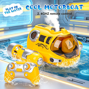 Venta al por Mayor de Fábrica, Barco <span class=keywords><strong>RC</strong></span> 2.4G Personalizado con Luces, Barco a Motor Eléctrico Recargable con Spray para Niños - Product Image 4