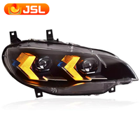 Feux de voiture pour BMW E71, lentille de projecteur de phare, 2007-2014, X6 E72, phare de signalisation, phares LED, DRL, accessoires automobiles