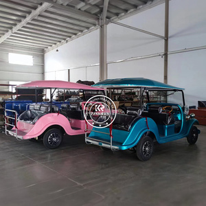 รถโค้ชท่องเที่ยว8ที่นั่งรถโบราณไฟฟ้าคลาสสิกพร้อมใบรับรอง CE รถคลาสสิกสำหรับเดินทาง - Product Image 3