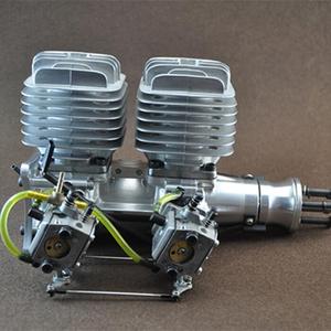 116CC Gas Engine Twin Cylinder Gasoline Engine Remote Control Aircraft Model Oil Powered Large Fixed Wing Airplane UAV ZLD - Product Image 1