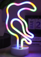 Lampe de table LED néon sur pied avec interrupteur intégré pour lecture au chevet, bureau, bases circulaires – Vente directe usine