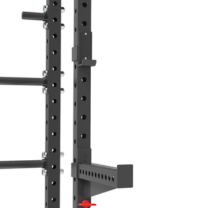 Savage Series Half Power Rack en métal avec barre <span class=keywords><strong>de</strong></span> traction multiple et support pour bandes <span class=keywords><strong>de</strong></span> résistance pour usage commercial - Product Image 4