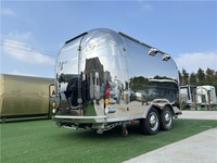 Nouveau Camion de Restauration Mobile Commercial en Acier Inoxydable pour Bar, Fêtes, Café, Glaces et Petites Gourmandises, avec Cuisine Complète