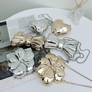 Rose Gold Acrylic Women Clutch <b>Bag</b> Single Strap Gloss PVC Messenger <b>Bag</b> Stylish INS Tote <b>Bag</b> Zhejiang China - Product Image 4