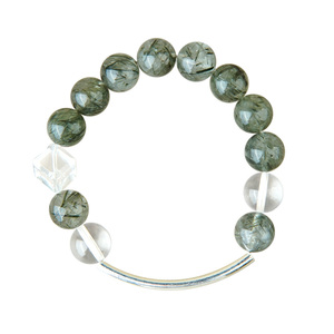 Bracelet artisanal en pierres précieuses, bijoux élastiques en cristal de guérison, style minimaliste unisexe pour le quotidien et les cadeaux - Product Image 6