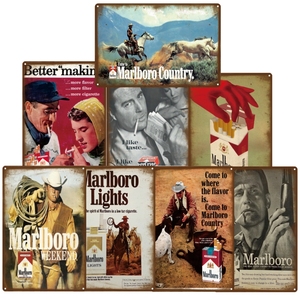 Cổ điển kim loại tin dấu hiệu nhà để xe dấu hiệu, người đàn ông hang động phụ kiện cũ Xe Áp phích động cơ dầu cổ khí dầu dấu hiệu Tiki thanh trang trí - Product Image 1