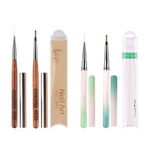 Nuevo Pincel <span class=keywords><strong>de</strong></span> <span class=keywords><strong>Uñas</strong></span> Profesional <span class=keywords><strong>de</strong></span> Madera con Cerdas <span class=keywords><strong>de</strong></span> Nailon para Limpieza, Pulido, Polvo, Arte Acrílico, Gel UV 3D, Diseño Personalizado al por Mayor - Product Image 2