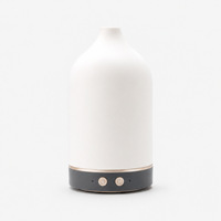 Diffuseur d'arômes de bureau Faner en céramique, design minimaliste, ultrasonique, avec minuterie, pour hôtel, maison, chambre, personnalisation OEM disponible, taxes incluses