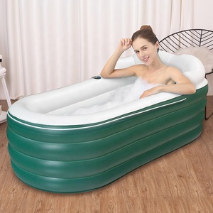 Sản Phẩm Sáng Chế Bồn Tắm <span class=keywords><strong>Spa</strong></span> Gia Đình Lớn Bể Bơi Gấp Gọn Tiện Dụng 160Cm Bồn Tắm Nước Nóng Bơm Hơi Cho Người Lớn - Product Image 3